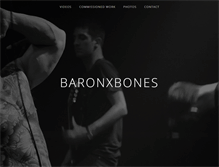 Tablet Screenshot of baronxbones.com